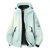 Outono Inverno Nova Jaqueta Corta-vento Cor Doce Feminina Três em Um Forro Removível À Prova de Vento Impermeável Viagem Tamanho Plus Roupas de Montanhismo Masculino