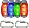 Cross-border Multifuncional ao ar livre Mini Luz de Advertência Bicicleta Tail Light Backpack Light Capacete Luz Aviso de Corrida