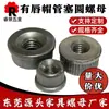 Británico 1/45/163/8 Tuerca de Tapa de Labio Tapón de Hierro Tuerca para Muebles Tubo de Bambú Tapón Inferior de Hierro Incorporado Tubo Dentado