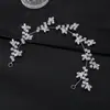 Al por mayor transfronterizo nueva corona de novia con circonita europea y americana tocado chapado en metal estilo coreano corona de diamantes accesorios para el cabello de boda