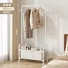 Cabide de Chão para Quarto, Cabide Simples para Casa, Pequeno Cabide Temporário para Roupas Interno, Varal de Roupas para Dormitório