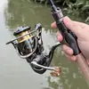 Nuevo Modelo del Fabricante Carrete de Pesca Giratorio con Galvanizado Eléctrico UV, Carrete de Pesca de Bobina Baja sin Huecos para Lanzamiento de Larga Distancia, Resistente al Agua Salada