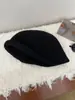 Sombrero de Pescador de Lana Tejida Coreana con Borde Enrollado para Mujer, Sombrero Cloche Vintage Color Café para Otoño e Invierno, para Circunferencia de Cabeza Grande, de Moda