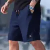 Pantalones Cortos Deportivos Casuales para Hombre Europeos y Americanos Transfronterizos Verano Versátiles para Hombre Talla Grande Holgados Pantalones de Cinco Puntos Pantalones Cortos a Cuadros de Piña para Hombre