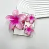 Conjunto de Presilhas de Cabelo Flor de Frangipani Mais Vendido Transfronteiriço Presilha de Cabelo Ps Conjunto de Três Peças de Acessórios de Cabelo Florais Transfronteiriços Moda Feminina Férias