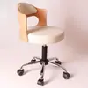 Silla de Computadora Compacta de Madera Maciza, Silla de Escritorio Sencilla, Silla Ajustable para Estudiantes, Silla Pequeña para Estudio en Casa con Respaldo, Silla de Oficina Giratoria