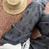 Calça Wide Leg de Algodão e Seda para Mulheres, Emagrecimento, Fina, Adequada para Usar em Casa e ao Ar Livre, Calça Wide Leg Casual Solta, Cintura Alta, Versátil, Efeito de Caimento de Verão