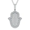 Pingente Personalizado de Fábrica em Prata Esterlina S925 com Cravação Completa de Moissanite, Joia de Prata Personalizada com Nome em Letra Estilo Hip-Hop, A partir de Uma Peça