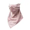 Mascarilla galouu estilo chino de Tencel con protección solar y protección para el cuello