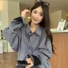 Falda Larga de Algodón y Lino con Cintura Elástica Xinxuan para Mujer con Diseño de Línea A con Caída + Camisa