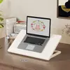 Escritorio móvil de altura ajustable, mesita de noche, espacio pequeño, escritorio de estudio simple, ruedas silenciosas, escritorio para habitaciones de residencia estudiantil, mesita de noche