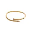 Europeu e Americano Elegante Elegante Popular Elegante Unha Zircônia Aço Titânio Pulseira Feminina High-End Fivela Pulseira Joias de Diamante