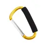 Suministros del Fabricante Ganchos de Escalada de Esponja de Aleación de Aluminio Grandes, Mosquetones de Polea, Clips para Zapatos, Ganchos de Correa de Cuero en Forma de D