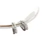 Pendientes de botón de alta gama estilo Chanel, con forma de C, circonita y perla, para uso diario