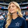 Suministro Transfronterizo de Accesorios del Mundial, Aretes de 16 Equipos de la NFL National Football League, Mercancía de Moda Europea y Americana para Aficionados