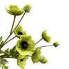 Flor Artificial de Papoula PU de Luxo Arranjo Decorativo Moderno Europeu para Sala de Estar Sala de Jantar Novo Estilo Flor Gesang