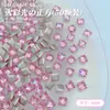 Rosa Fondo Plano Manicura Mini Pequeño Circonita Destello Joyería para Manicura Fondo Plano Forma Especial Diamante Manicura Diamante Portátil Uña Venta al por Mayor