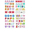 Pegatinas de Letras Coloridas Inglés Niños Dibujos Animados DIY Taza de Agua Lonchera Etiqueta de Nombre Venta al por Mayor Pegatinas de Letras Impermeables