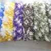 Jacquard de Puntos Terciopelo de Lana de Cordero Colorido Hilo de Lana de Cordero Teñido en Hilo Jacquard Patrón de Copo de Nieve Tela de Abrigo Moda Otoño e Invierno