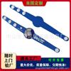 Pulsera de Silicona Suave PVC Creativa de Dibujos Animados Personalizada con Broche de Presión Sensible a UV y que Cambia de Color Pulsera para Niños