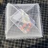 Nuevo Más Vendido Transfronterizo A Prueba de Insectos Hogar Picnic al Aire Libre a Prueba de Polvo Cubierta para Alimentos Plegable Malla Cuadrada Cubierta Blanca Cubierta para Verduras