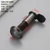 Visor de Puerta Ojo de Gato de Cobre Puro Diámetro 16mm Mirilla de Puerta de Hotel Lente de Vidrio Gran Angular de Alta Definición Anti-Espionaje Mirilla de Puerta de Entrada Anti-Palanca