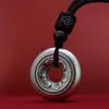 Cinco Estilos de Collar Ping An Kou: Cien Bendiciones, Mantra de Seis Caracteres, Pixiu, Carácter Fu Grande, Paz y Alegría, Cordón Negro Chino, Unisex