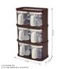 Caja de Condimentos para el Hogar Caja de Almacenamiento para Empaques de Condimentos Tarro de Condimentos de Cocina de Gran Capacidad Caja de Condimentos Multirejilla Botella de Condimentos de Sal
