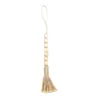 Cuentas de madera, cuentas budistas, pulseras tejidas a mano, cuerda de cáñamo, color madera natural, colgantes de borla, anillos de servilleta tejidos, decoración del hogar con cuentas de madera
