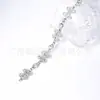 Corrente de Pedras Strass Pétala de Trevo Quatro Folhas Transfronteiriça DIY Gola de Vestido de Casamento Bolsa Sandálias Roupa de Performance Decorações de Vestido de Casamento