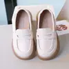 Zapatos de Cuero para Niños, Mocasines para Niñas, Nuevos Zapatos Coreanos Otoño 2026 para Niños, Zapatos Versátiles sin Cordones para Niños Mayores