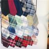 Corbata a Cuadros para Uniforme JK Sin Nudo Fácil de Poner para Estudiantes de Secundaria Hombres y Mujeres Estilo Academia Británica JKDK Corbata