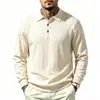 Suéter de Tricô Masculino Pulôver Cross-border Primavera/Outono 2026, Suéter Casual Solto da Moda Masculino com Gola Reversível, Top Camada Base