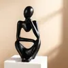 Mini Enfeites de Figuras Abstratas, Acessórios para Casa, Decoração de Entrada, Sala de Estar Modelo Sala Artesanato Criativo em Resina