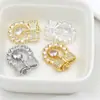 Chapado en Cobre con Oro Real de 18K, Conserva el Color, Colgante Incrustado con Circonia, Mariposa, Estrella, Accesorio de Colgante con Borla, Accesorio para Joyería DIY D175