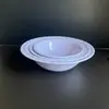 Tigela de Melamina Tigela de Plástico de Melamina Tigela Branca Ondulada Tigela de Sopa de Fundo Pontiagudo de Melamina 6789 polegadas Sudeste Asiático