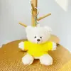 Chaveiro Pingente Boneca Urso Vestido Brinquedo de Pelúcia Ursinho de Pelúcia Evento da Temporada de Formatura Presente com Impressão de Logo