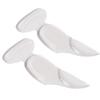 Almohadilla de gel para talón 3 en 1, almohadilla para el arco de pegado trasero, almohadilla de media talla, almohadilla antirozaduras, plantilla gruesa de pegado para tacones altos de mujer, punto