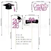 Temporada de Formatura 2026 Toppers de Bolo com Glitter Diploma Chapéu de Bacharel Decoração de Sobremesa Toppers para Copos de Papel