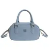 Bolsa Almofada Exquisita, Moderna e Fashion, Bolsa de Boliche Elegante Estilo Coreano, Bolsa Tote Pequena Versátil para Ombro e Transversal