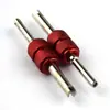 Chave de Núcleo de Válvula de Ar Condicionado de Carro em Liga de Alumínio Ferramenta de Instalação de Cabeça Dupla Chave de Fenda de Remoção Ferramenta Especial para Reparo Automotivo