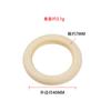 Accesorios DIY anillo de madera color de tronco de madera anillo de madera loto anillo redondo 15-100MM hebilla para bolso anillo de madera en stock al por mayor