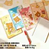 Caderno espiral fofo estudante Kuromi Miffy flip lateral Rilakkuma planejador anotações de sala de aula gato de desenho animado Sanrio