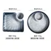 Prato para Dumpling com Recipiente para Vinagre Prato Criativo de Cerâmica Utensílios de Mesa Domésticos para Hotel Prato para Pratos Frios Prato Quadrado para Dumpling Prato Japonês
