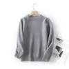 Suéter Infantil Otoño e Invierno Estilo Nuevo para Niños y Niñas Suéter de Felpa Cuello Redondo Jersey Ropa Interior Casual Suéter Cálido Capa Base para Mujeres