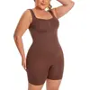 Body Modelador Transfronteiriço Europeu e Americano para Mulheres, Suporte para o Peito, Controle da Barriga, Cinta Modeladora para a Cintura Justa, Peça Única Sem Costura para Mulheres