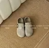 Sapatos Birkenstock femininos com sola grossa, tudo incluído, novos mocassins slip-on retrô outono 2026, sapatilhas casuais versáteis