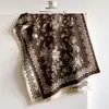 Bufanda Jacquard Nueva Otoño 2026 para Mujer, Multifuncional de Moda Estilo Vintage Espesa Cálida Calentador de Cuello Chal