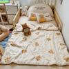 Colcha de Verano Estampada Tencel 60S Clase A para Niños, Colcha de Aire Acondicionado de Dibujos Animados, Lavable, Colcha Fresca y Delgada para Guardería, Uso en Verano