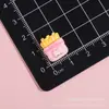 Mini Animal Fries Massa Brilhante Brinquedo Acessórios de Resina Cola de Creme DIY Capa de Celular Feita à Mão Acessórios de Cabelo Nail Art Lote